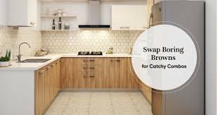 accent colors for brown kitchens that