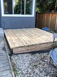 How To Build A Small Freestanding Deck