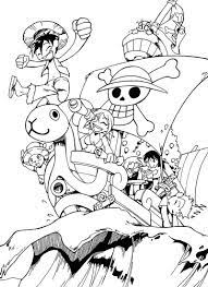 Chibi Ruffy und Crew Malvorlagen - One Piece Charaktere Malvorlagen -  Malvorlagen für Kinder und Erwachsene