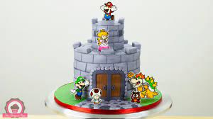 It is made by the princess herself according to toad as well as the ribbon on the side of. Super Mario Brothers Birthday Cake Youtube