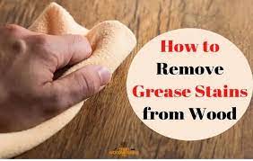 how to remove grease from wood in 3