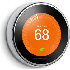 google nest 3rd generation learning thermostat polished steel t3019us