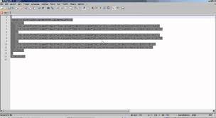 delete blank rows lines in notepad