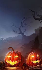 1280x2120 horror pumpkins halloween 4k
