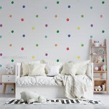 Rainbow Dots Wall Decals Removable