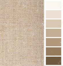 Linen Hessian Fabric Color Chart Complimentary Card