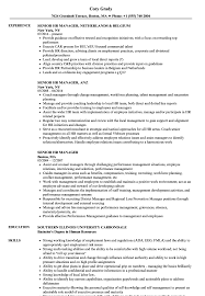 Senior human resources manager resume examples & samples. Senior Hr Manager Resume Samples Velvet Jobs
