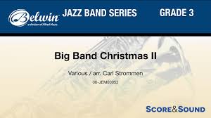Big Band Christmas Ii Arr Carl Strommen Score Sound