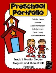 Preschool Portfolio With Work Samples
