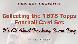 Psa Set Registry Collecting The 1978 Topps Football Card