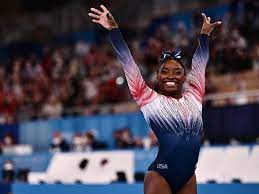 simone biles was all smiles after