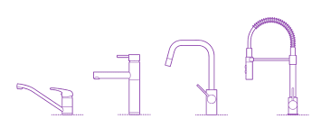 Kitchen Faucets Dimensions Drawings Dimensions Guide