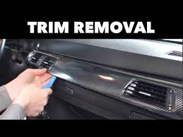 interior trim removal for wrapping