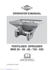 Kuhn Mds 55 Operators Manual Pdf Download