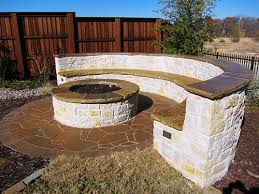 add an outdoor fireplace to make the