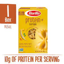 Barilla Protein Grain Legume Pasta Farfalle 14 5 Oz Walmart Com gambar png