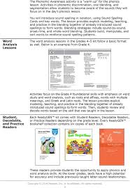 Phonics And Word Work Pdf Free Download