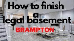 legal basement apartment in brampton