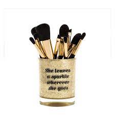 makeup brush organiser kit cosmetics