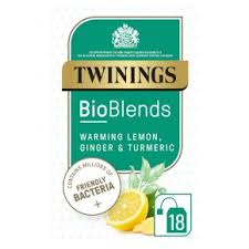 twinings bioblends lemon and ginger tea