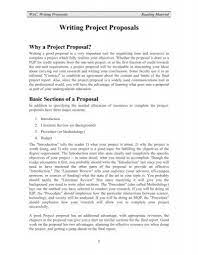 writing research project proposals pdf
