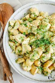 herby no mayo potato salad recipe