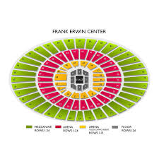Frank Erwin Center 2019 Seating Chart