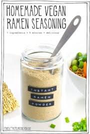 homemade vegan ramen seasoning it