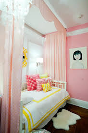 pink curtains contemporary girl s