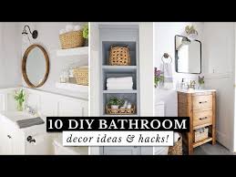 10 diy bathroom decor ideas and hacks