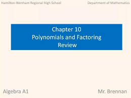 Chapter 10 Polynomials And Factoring
