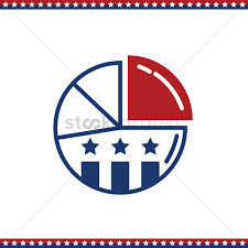 Usa Voting Pie Chart Vector Image 1518323 Stockunlimited