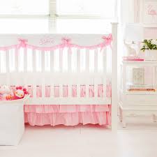 Baby Girl Crib Bedding Pink And White