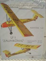 Das flugzeug ist eine zweite version der erde kämpfer. Lf1 Zaunkonig Flugzeug Bastel Bogen Kartonbausatz Bastelbogen 1 24 Ebay