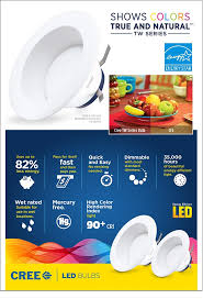Cree Tw Series 65w Equivalent Soft White 2700k 6 In Dimmable Led Retrofit Recessed Downlight Drdl6 06227009 12de26 1c100 The Home Depot