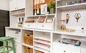 Keep your supplies and craft projects in check with these clever craft room organization ideas. Designing A Craft Room Sauder Woodworking