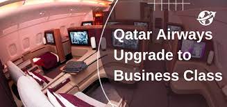 qatar airways upgrade to business cl