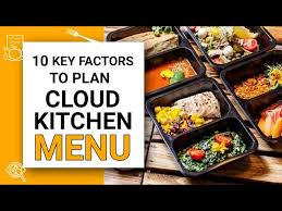 cloud kitchen menu ideas