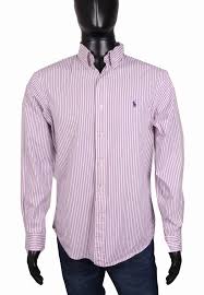 Details About Ralph Lauren Mens Shirt Custom Fit Stripes Size M