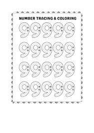 letter and number tracing book with