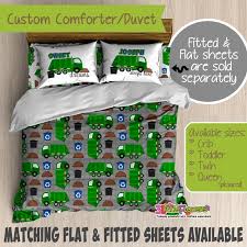 Garbage Truck Custom Comforter Duvet