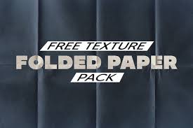 folded paper texture pack free design