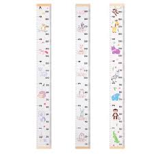 Us 9 76 9 Off Kids Growth Size Chart Cartoon Style Height Measure Ruler Activity Gear Baby Child Kids Decorative Growth Charts Height Ruler In Baby