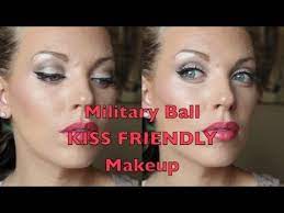 military ball kiss friendly makeup