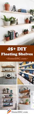 45 best diy floating shelf ideas and