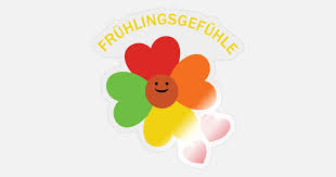 Frühlingsgefühle Frühling und Liebe' Sticker | Spreadshirt