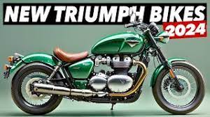 7 new triumph motorcycles for 2024