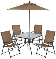 Patiotableandchairs.org welcomes you and hope you enjoy your visit. Amazon Com 6 Piece Outdoor Folding Patio Set With Table 4 Chairs Umbrella And Built In Base Garden Outdoor