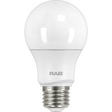Rab A19 5 E26 827 Dim Dimmable A19 Led Lamp E26 Medium Base 5 Watt 460 Lumens 80 Cri 2700k Soft White Led Lamps And Bulbs Lamps Bulbs And Drivers Lighting Yale Electric Supply