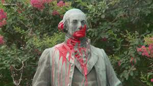 He helped a fledgling country become the greatest democracy in history. George Washington Statue Vandalized Outside New Orleans Library Wwltv Com